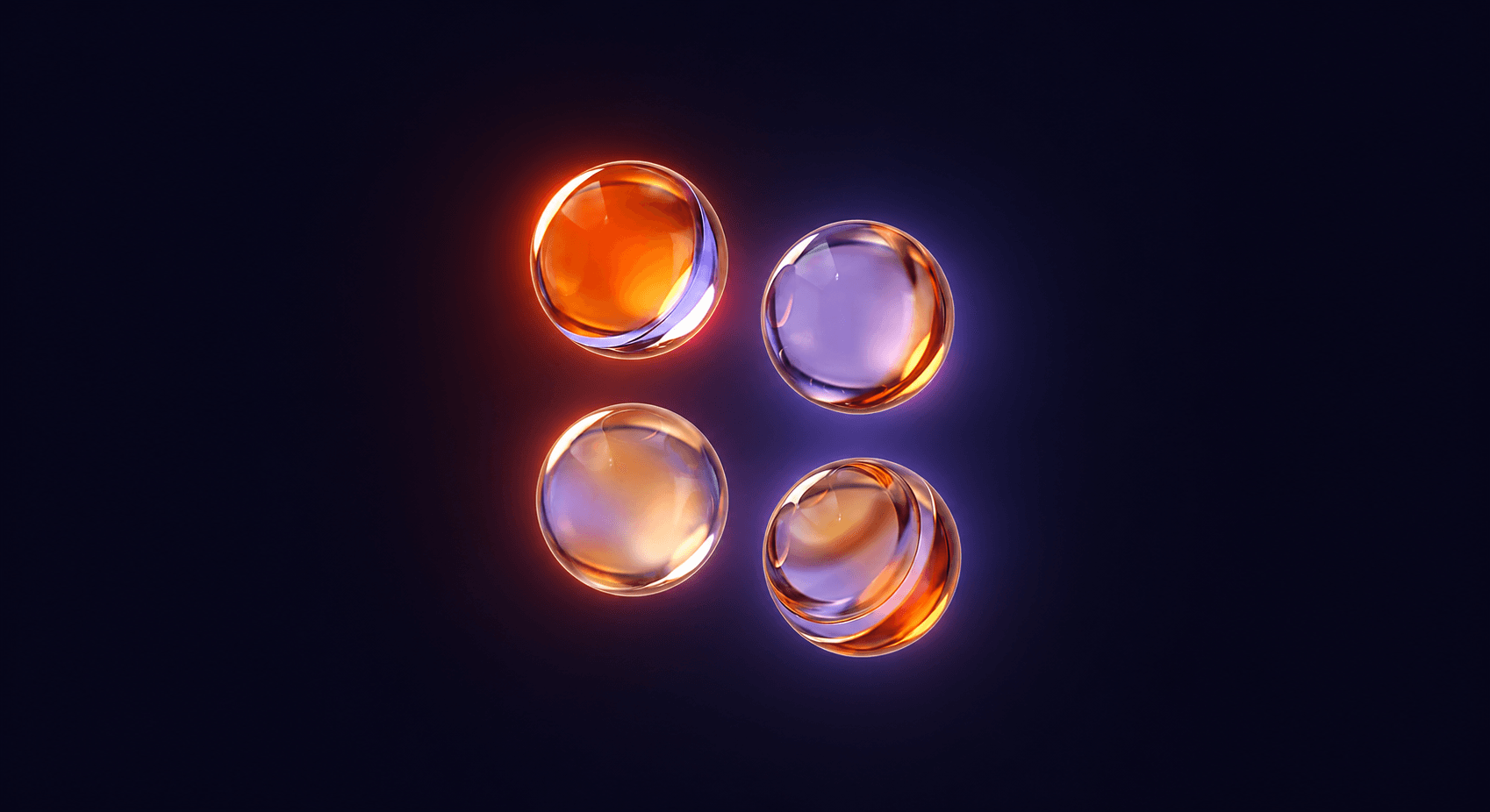 Glass orb cluster