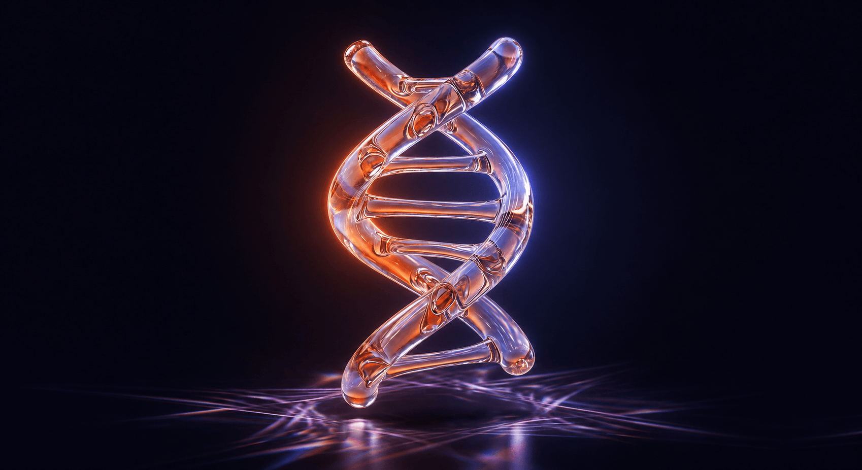 Glass DNA helix · Oder evolution