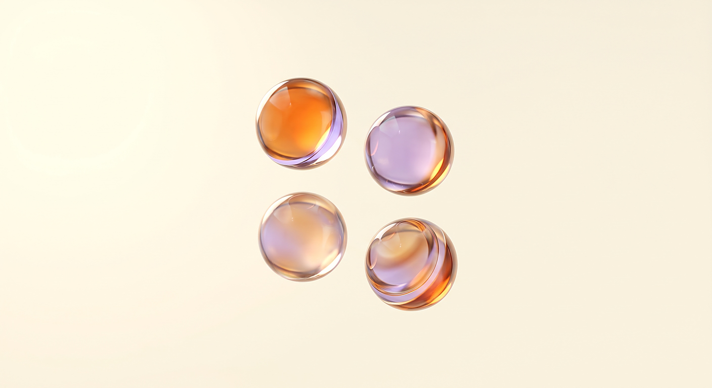 Glass orb cluster